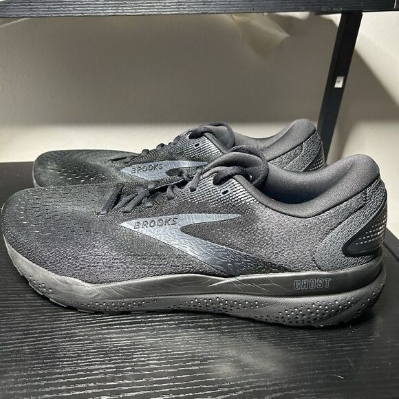 Brooks Mens Ghost 16 1104181D020 Black Running Shoes Sneakers Size 15 D - Picture 3 of 10